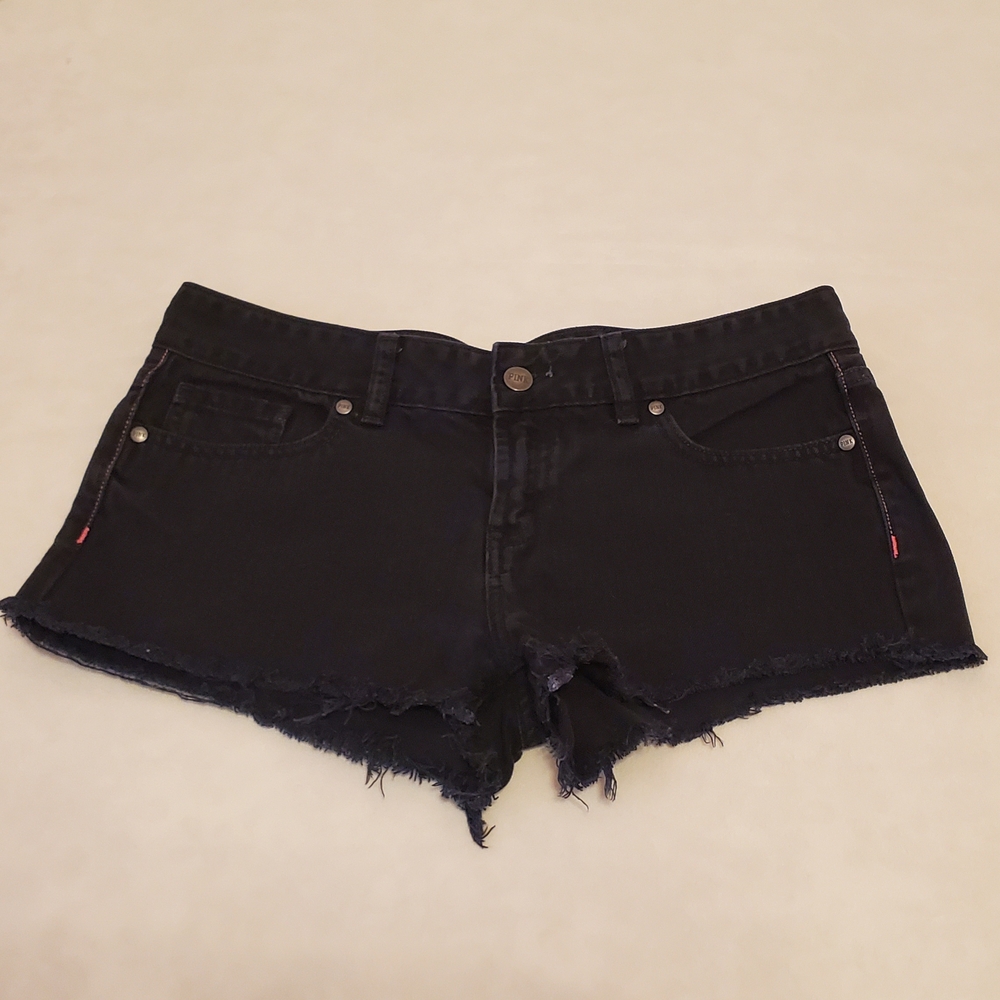 Victoria's Secret PINK 4 Vintage Y2K Black Denim Shorts